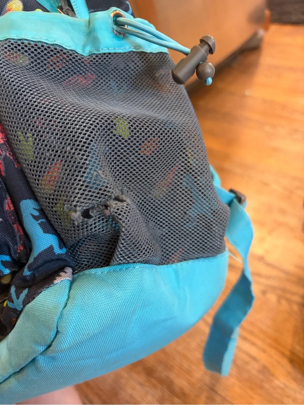Kids Dinosaur Backpack Set in Black & Turquoise